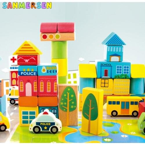 Деревянные конструкторы SANMERSEN China At AliExpress