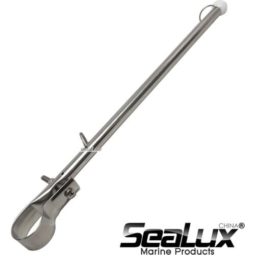 Sealux Removable Flag Pole Marine Grade 304 Stainless Steel Flag Staff for Boat Yacht Camper RV