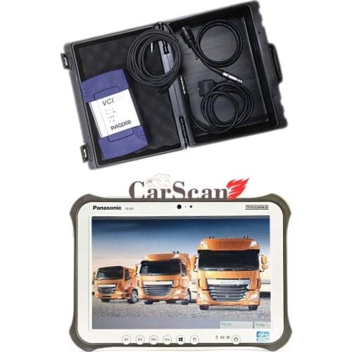Truck diagnostic equipment For DAF VC560 MUX/PACCAR FZ G1 Laptop Complete set Heavy Duty For DAF Tools