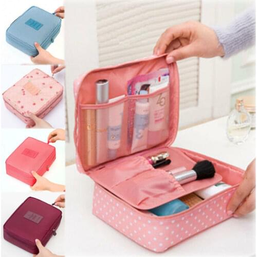 Waterproof Female Storage Make up Cases Multifunction travel Cosmetic Bag Women Makeup Bags Toiletries Organizer