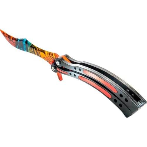 13cm X 10cm for CS GO Butterfly Knife Doppler Motorcycle Car Stickers Waterproof Occlusion Scratch Waterproof Decal