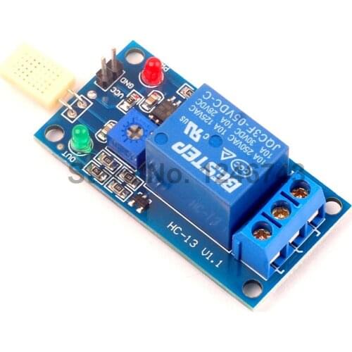 1PCS 5V Humidity Sensitive Switch Relay Module Humidity Controller Humidity Sensor Module