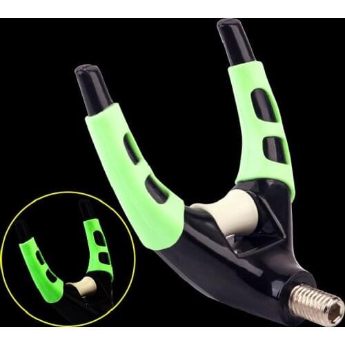 1pcs Plastic Fishing Rod Rest Gripper Head Carp Fish Pole Holder Bracket Support Stand Fishing Accessories Pesca Tool