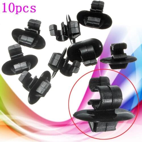 10Pcs Bonnet Stay Clip Hood Retainer Car Hood Buckle Fittings Plastic Fastener Holder For Peugeot 106 206 306 406 407 307