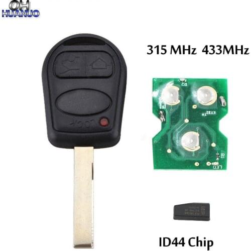 3 Buttons Remote Key 315MHZ OR 433MHz 44 Chip Inside for Land Range Rover L322 VOGUE HSE