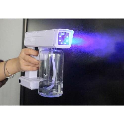 500ml Handheld Blue Light Nano Mist Fogging Sprayer Household