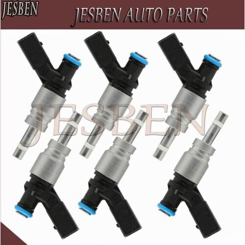 6PCS/LOT 06E906036E Fuel Injectors FIT For AUDI A6 Avant quattro A8 2.8L FSI 2006-2011 NO# 06E 906 036 E JSD641 FI245 137123