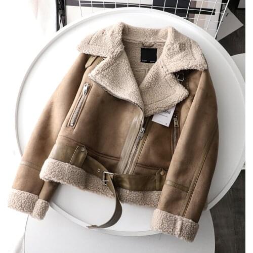 Ailegogo Women's Suede Jackets