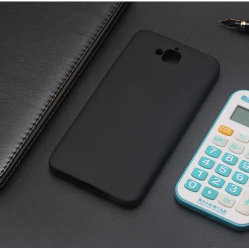 AMMYKI Comprehensive protection Black silicone phone cover 5.0'For Huawei honor 4C PRO case