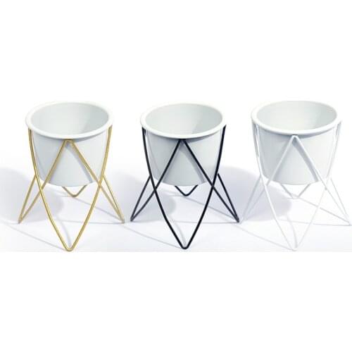 Showy Contracted Metal Flower Pot In Northern Europe, Wrought Iron, Fleshy Desktop Adornment Balcony Window Promotion Other Plan