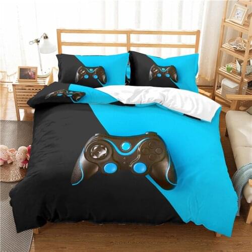 Home Textile Luxury 3D Gamepad Print 2/3Pcs Comfortable Duvet Cover PillowCase Bedding Sets Queen and King EU/US/AU Size