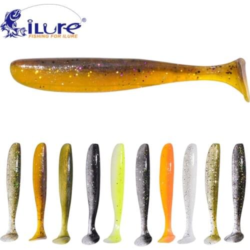 ILure Fishing Lure 70mm 2.3g Fishing Lures Soft Jigging Lure Soft Baits 10Pcs Wobbler PVA Isca Artificial Trout Pike Bass Jig