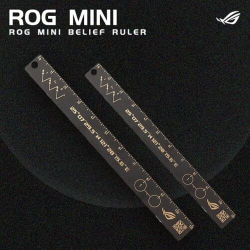ROG Belief Ruler Tube Measuring Tool 13CM Gilded Paiting Republic of Gamers Faith Decoration Figure Custom MOD PC Cooling