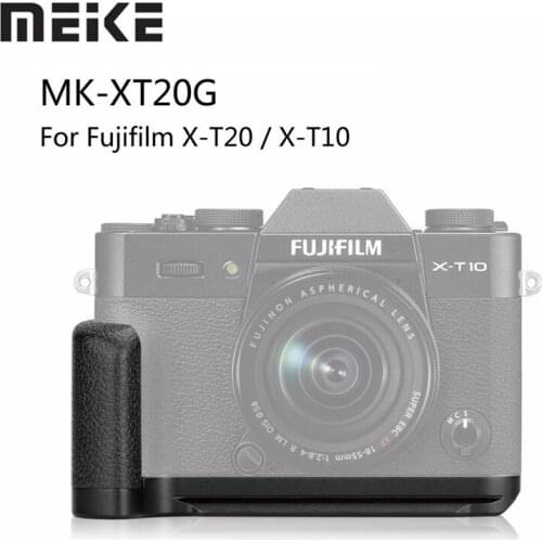 Meike XT20G Aluminum Alloy Hand Grip Quick Release Plate L Bracket for Fujifilm X-T20 X-T10