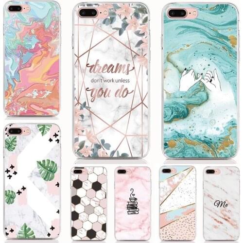 For Doogee X30 X7 Pro X5 Max T6 Y6 Mix 2 BL12000 Pro Soft Tpu Silicone Case Print Marble Back Cover Protective Phone Cases