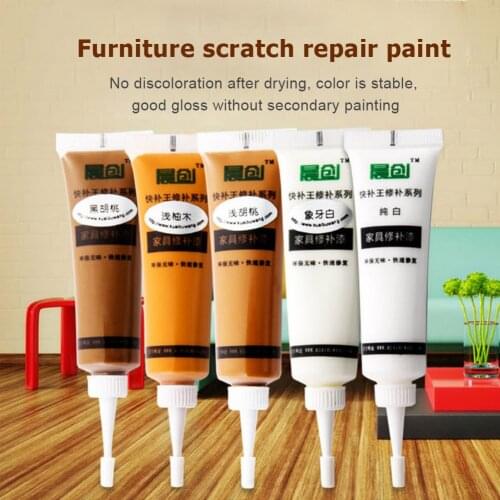 New Furniture Repair Paint Solid Wooden Refinishing Paste Floor Furniture Scratch Fast Remover Black Walnut Repair successful