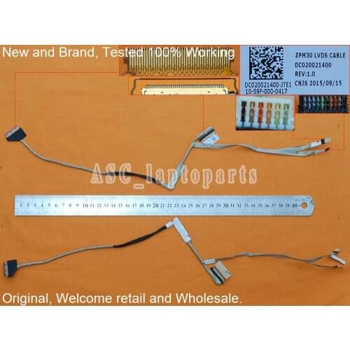 New Original LCD LED Video Flex Cable For HP 430 G2,With Touch Laptop Screen Display Cable DC020021400