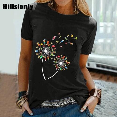 Oversized Vintage Print T Shirt Summer Clothes For Women O Neck Short Sleeve T Shirt Plus Size Women Clothing Tee Shirt Femme