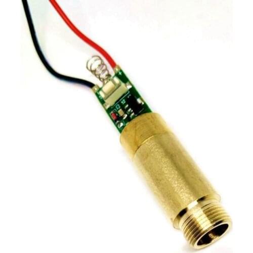 Industrial 405nm 20mW Blue Violet Laser Diode Module Dot/Line/Cross 3-3.7V with Driver & Spring