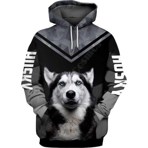 Husky 3D Hoodies Printed Pullover Men For Women Funny Animal Sweatshirts Fashion Cosplay Apparel Sweater 02