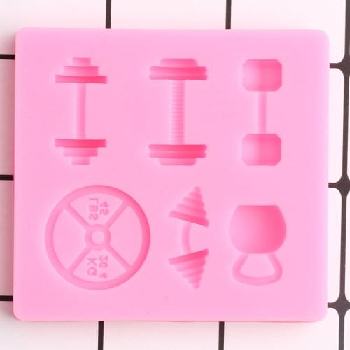 Sports Equipment Silicone Mold Cake Baking Fondant Molds DIY Party Cake Decorating Tools Candy Clay Chocolate Gumpaste Mould