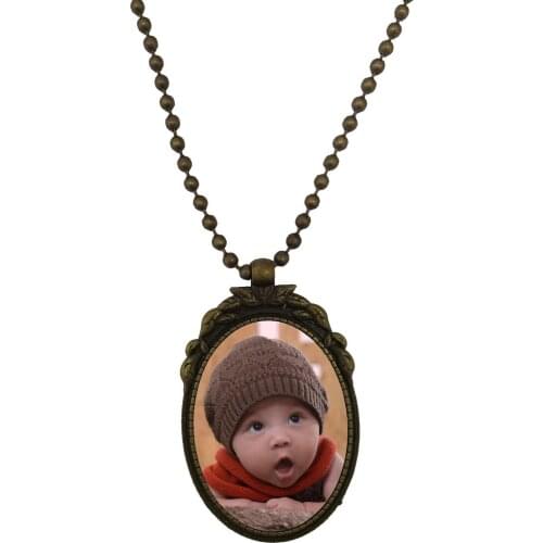 Sublimation blank pendants Europe cour style women popular individuality necklace pendant jewelry M26 30pieces/lot