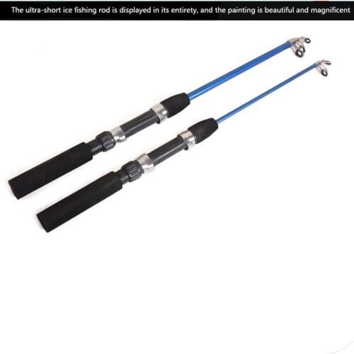 Ultra-short Telescopic Fishing Rod Ice Fishing Rod New Small Sea Rod Style Is Simple, Lightweight And Comfortable