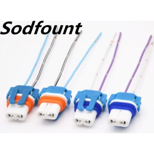 1pcs 2pin Ceramic 9005 9006 HB3 lamp holder HB4 high temperature socket Connector