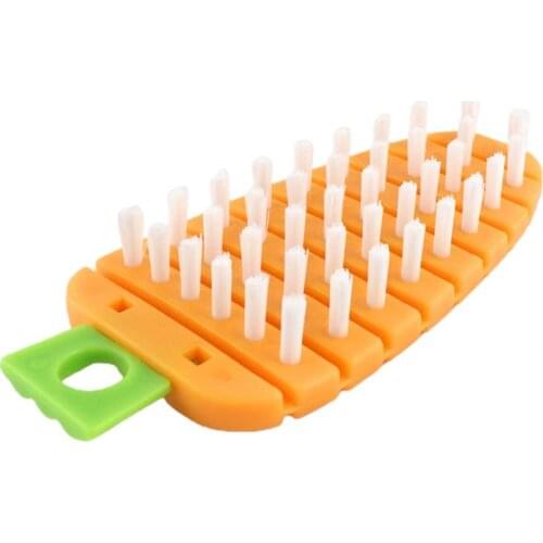 1pc Vegetable Cleaning Brush Cleaning Brush Carrot Shape Convenient ABS Multifunctional Kitchen Cleaner for Potato Fruit Kitchen