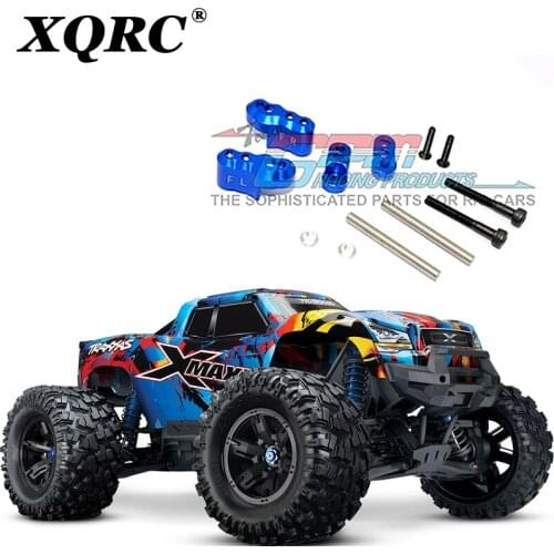 Aluminum alloy front and rear oil pressure code multi hole adjustment, used for traxxas x-maxx 1 / 58s shock absorption support