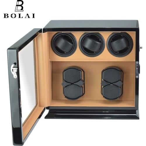 Automatic Watch Winder with Watches Box Quiet Japanese Mabuchi Motor Adjustable Modes Watch Storage Winding Box Case Accessories