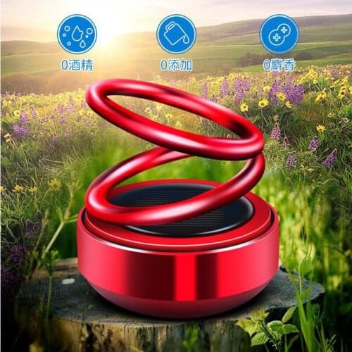 Solar Auto Rotating Car Perfume Auto Accessory Decoration Ornament For DODGE Journey jcuv RAM GMC Infiniti Q50L QX50 QX60