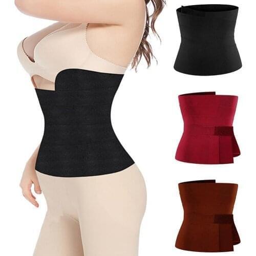 Bandage Wrap Lumbar Waist Support Belt Adjustable Comfortable Back Braces for Lower Back Pain Relief Waist Trainer