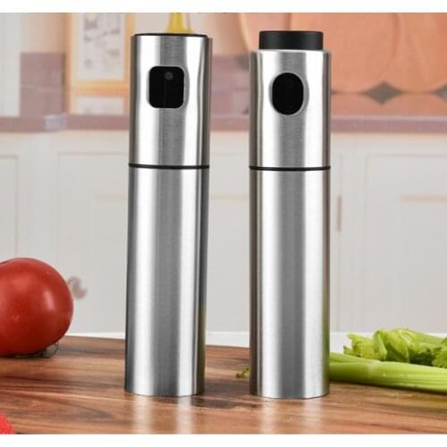 BBQ stainless steel spray bottle, baking olive oil spray bottle, water pump, barbecue oil and vinegar sprayer, kitchen tools