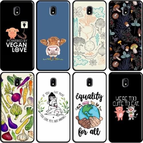 Vegan Vegetarians Animal Love Quotes Cover For Samsung Galaxy J1 J3 J4 J5 J6 J7 2016 2017 A3 A5 A6 A8 A9 J2 Core J8 2018 Cover