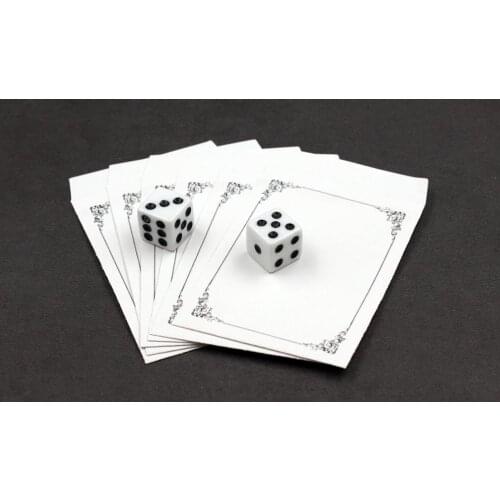 Russia Dice Deluxe Forcing Dice Magic Tricks Gimmicks Props Close Up Magia Comedy Metalism Classic toys