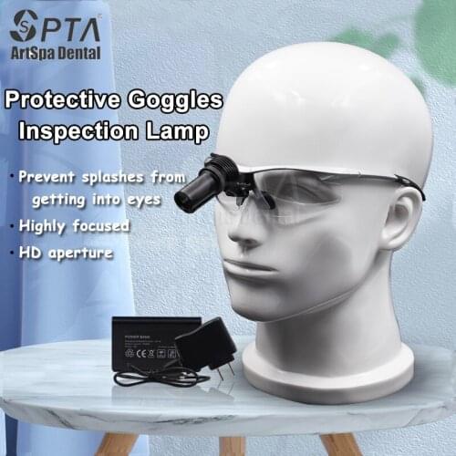 Medical protective goggles Inspection Lamp 3W LED Eaxmination Light for Dental Surgical Tools Focusing point Set Aesthetic