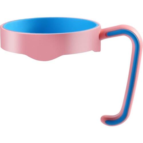 PP 20 Oz Bearing Cup Handle for Cup for Rtic for Sic Cup for Ozark Trail Mug Pink & Blue BPA Free Comfortable Hand Feel