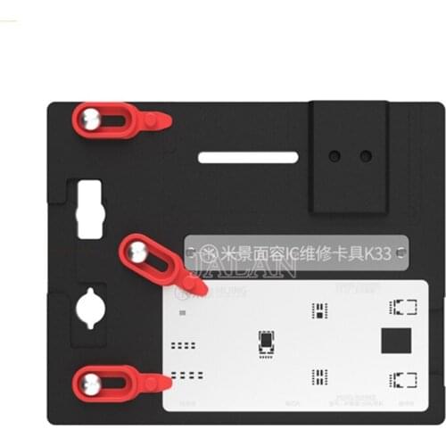 MJ K33 Face ID Maintenance Fixture Use For X XS MAX XR 11 11pro max Face Lattice Planting Tin Chip IC Repair