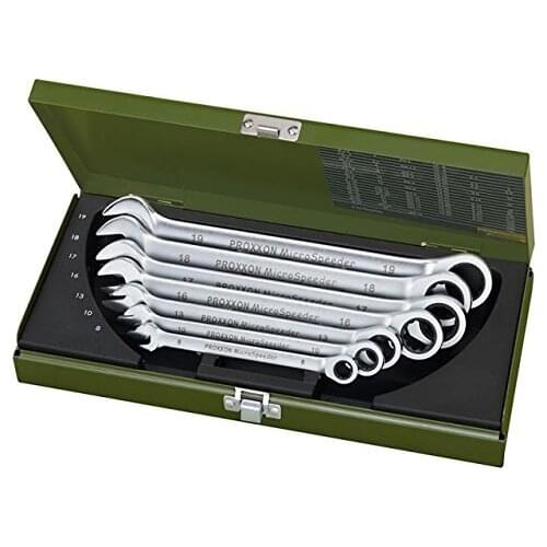 PROXXON microsp eeder Set in standard version, 8 - 10 - 13 - 16 - 17 - 18-19mm, 1 PCs, 23275