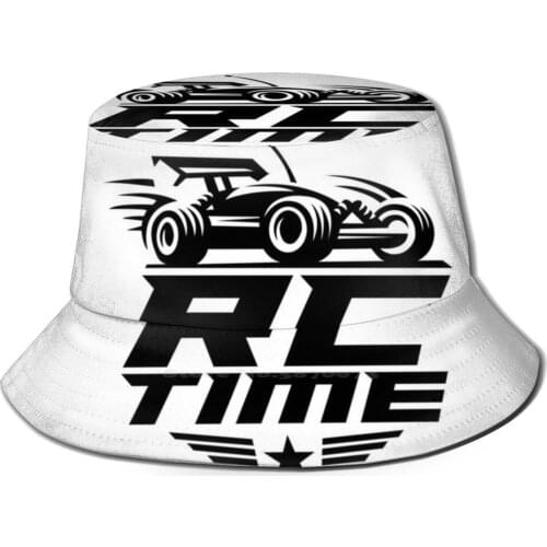 Rc Time Great For Remote Radio Control Driver Fan Racers Car Sports Buggy Uv Protection Foldable Bucket Hats Women Men Rc Buggy