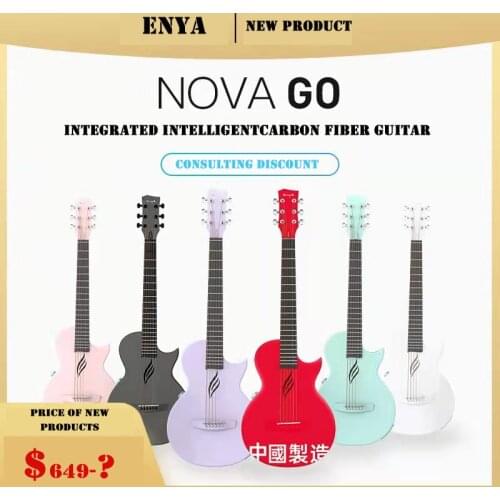 Enya Nova go smart guitar 33 inch carbon fiber beginner advanced folk traveling electric box