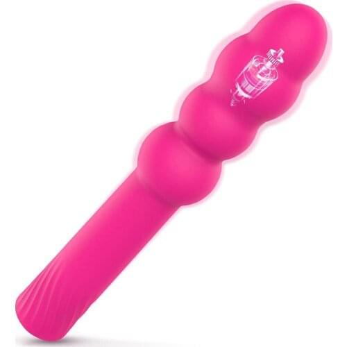 G Spot Vibrator For Vagina Stimulation, Soft Bendable Vibrating Dildo With 9 Vibration Modes,Waterproof Nipple Clitoris Massager