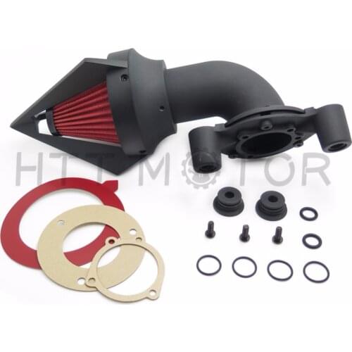 Aftermarket free shipping motorcycle partsCone Spike Air Cleaner for Harley Davidson 1991-2006 XL models sportstar BLACK