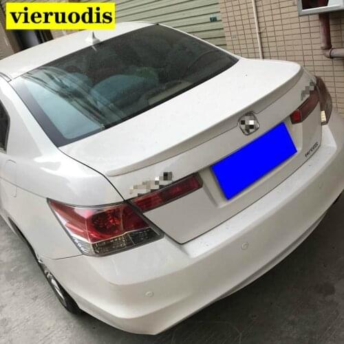 High Quality ABS Material Primer Color Car Rear Wing Spoiler For Honda Accord Spoiler 2008 2009 2010 2011 2012 2013