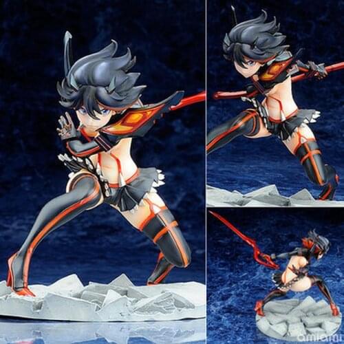 Japan Anime KILL La Kill Cartoon Sexy Girl Matoi Ryuuko Kamui Senketsu Ver 1/8 Scale Painted PVC Action Figure Fighting Toy Gift