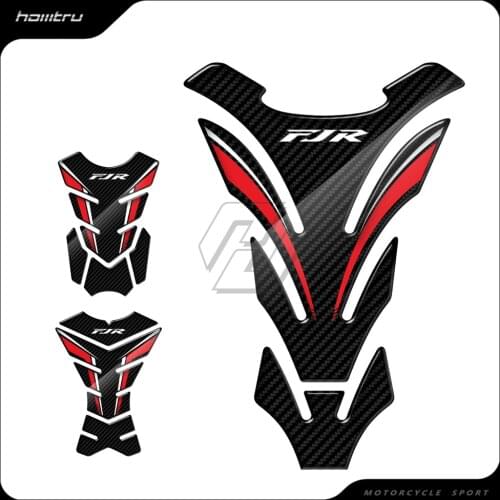 3D Carbon-look Motorcycle Tank Pad Protector Case for Yamaha FJR 1300 FJR1300 A/AS/ABS
