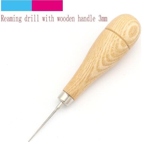 1pc Mini 3mm Diamond Jewel Hand Drill For Jade Ceramics Glass Buddha Beads Rosary Reaming Carving Bit Woodworking Drilling Tools