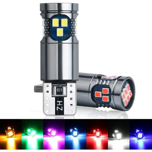 2X Super Bright 2016 18 Smd Led Car Bulb High Power Canbus Licence T10 W5w 194 Led Car Light Clearance Lamp Position Lights 12V