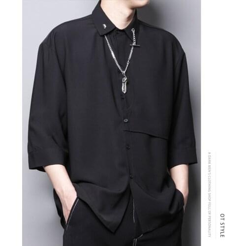 3Wphtato Men's Long Shirts